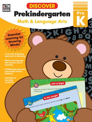 cover image of Discover Prekindergarten: Math and Language Arts